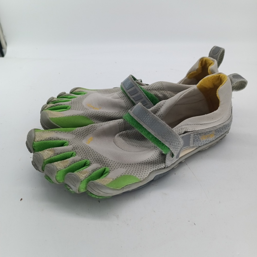 Vibram FiveFingers KMD Sport Grey Green Barefoot Training Shoes Size 42 s16